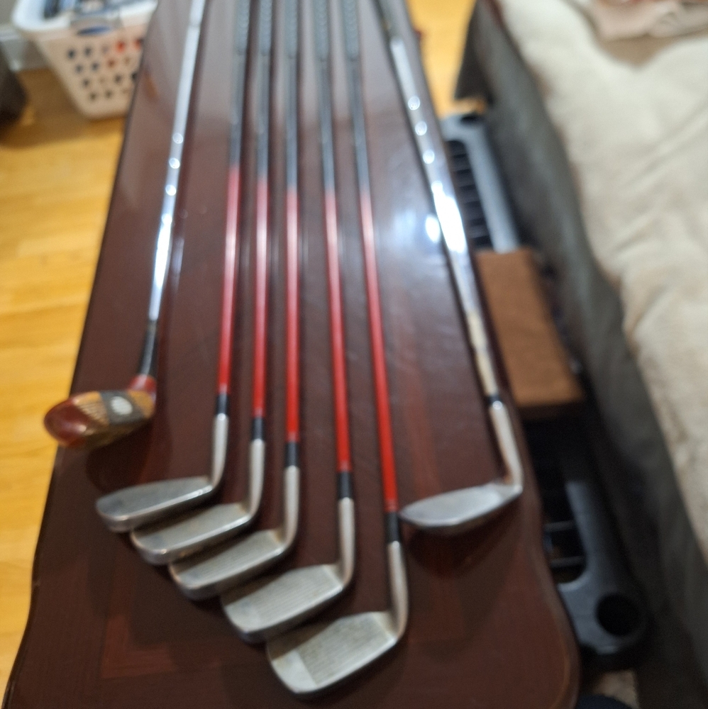 Set of Wilson W/S Staff midsize irons/ 1-3 wood
